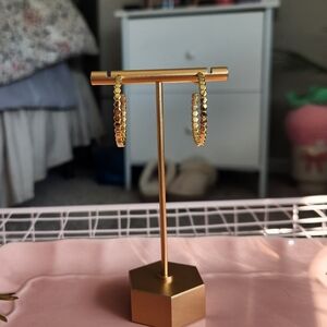 Kendra Scott Gold Vermeil Lg Davis Hoop Earrings